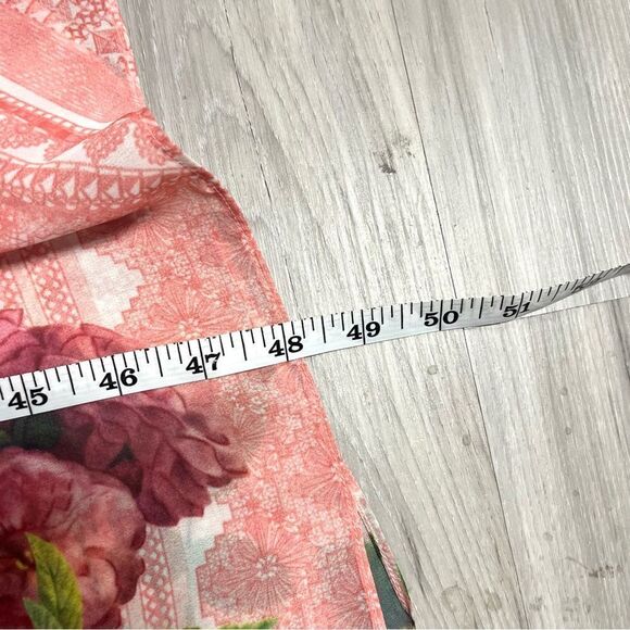 Pankaj & Nidhi Dress Women’s 6 Butterfly Garden Beaded Neck Sleeveless Midi - Picture 10 of 10